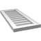 Ekena Millwork Vertical Surface Mount PVC Gable Vnt: Non-Functional, w/2"W x 1-1/2"H, Brickmould Frame, 12"W x 28"H GVPVE12X2802SN - alternate 5